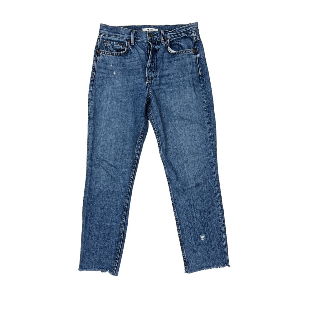 GRLFRND Blue Ankle & Cropped Jeans